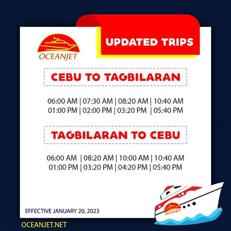 Iloilo City to Bohol .